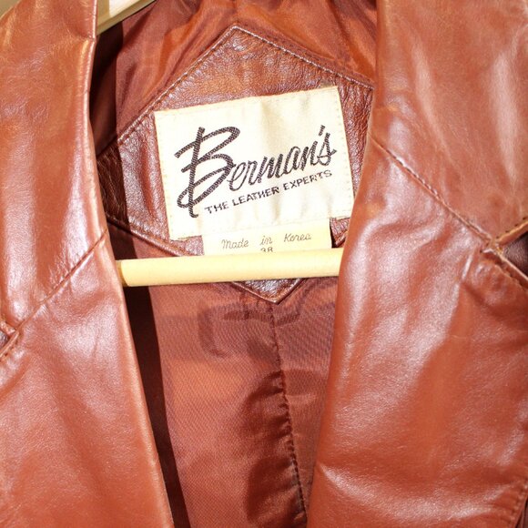 BERMAN MANS LEATHER JACKET - Picture 2 of 3